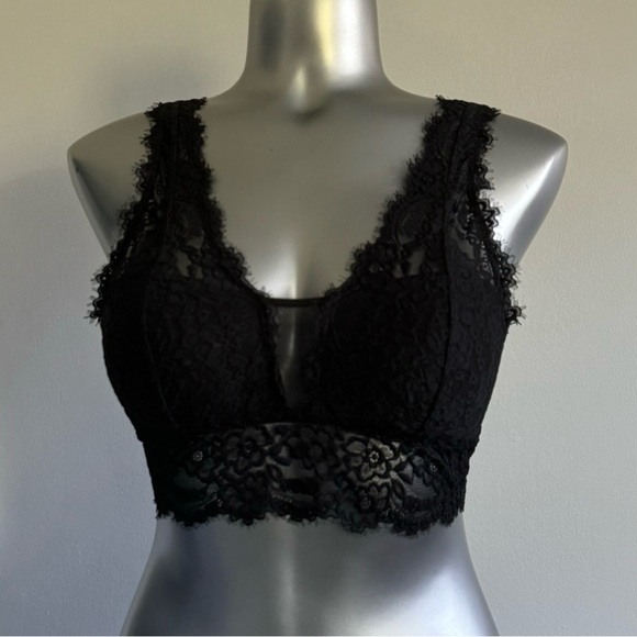 🎁🆕 Women’s Aerie Black Padded Bralette - Picture 4 of 16